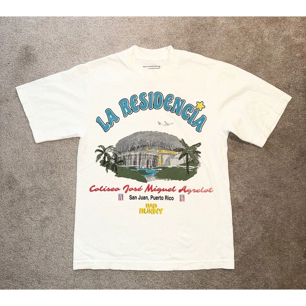 Bad Bunny AUTHENTIC La Residencia T-Shirt - Size XS San Juan, Puerto Rico